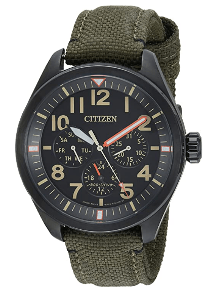 Citizen Men's 'Military' Quartz Stainless Steel and Nylon Casual Watch