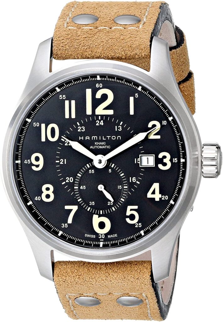 Hamilton Men's H70655733 Khaki Officer GMT Watch